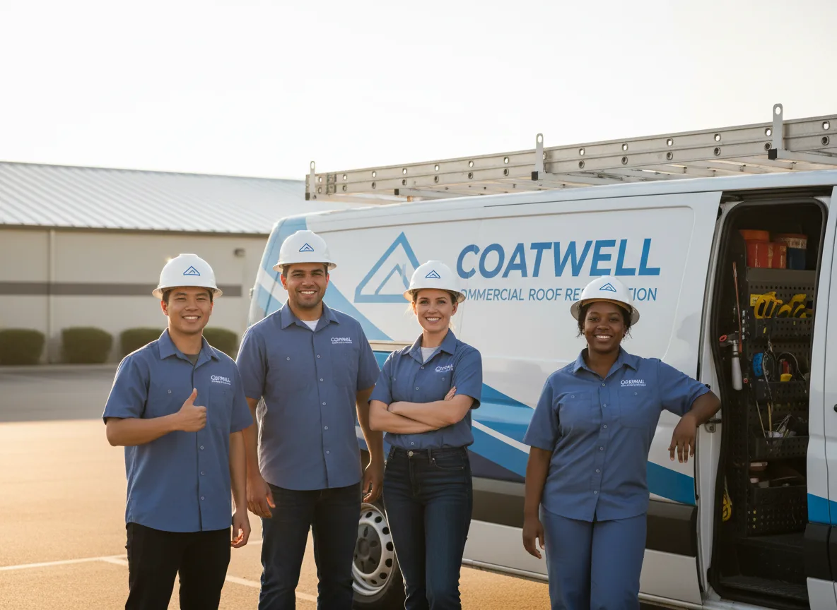 Commercial roof coating company in Stanton, MI
